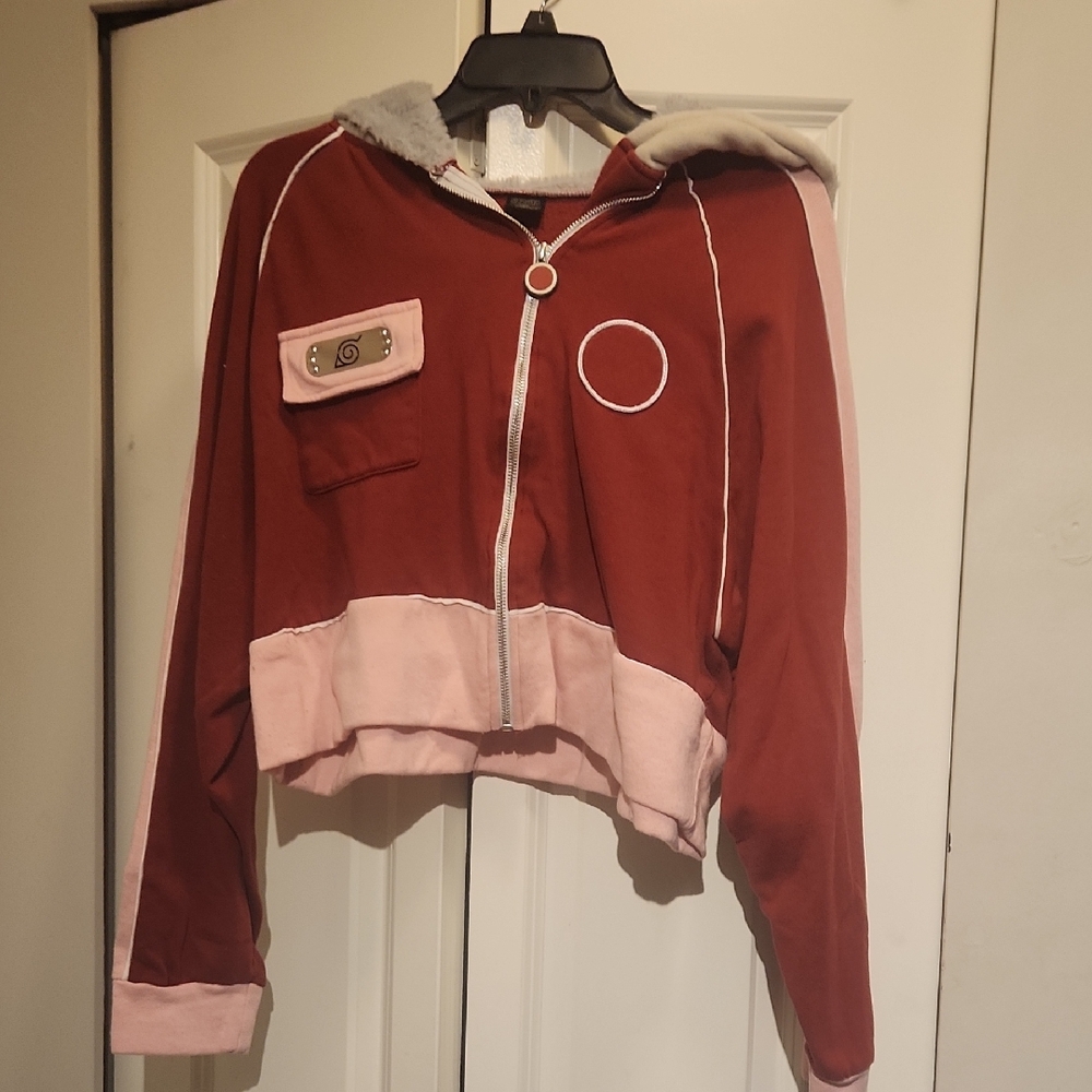 Cropped Sakura Haruno Hoodie